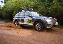 Nový Tiguan v roli doprovodného vozu týmu BARTH Racing má za sebou první čtyři etapy na Rallye Dakar 